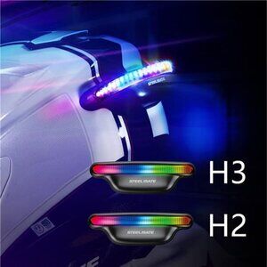 STEEL MATE Iron Sheet Suitable for H3 and H2 Motorcycle Helmet Light